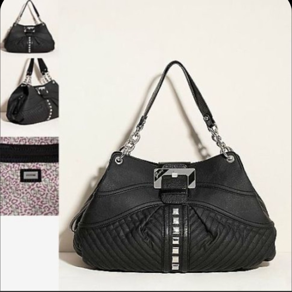 NEW GUESS Audra Carryall Bag BLACK HANDBAG PURSE